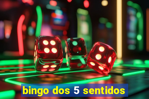 bingo dos 5 sentidos